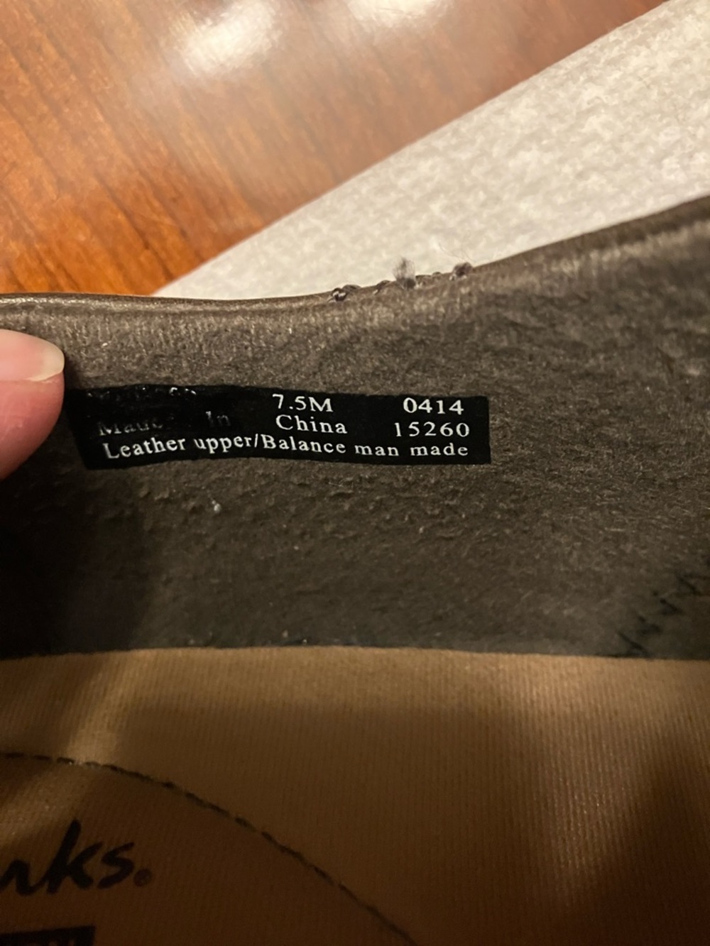 CLARK’S. Dark Green Leather With Side Zipper Shoe. Size 7.5. VERY NICE! - Picture 5 of 14